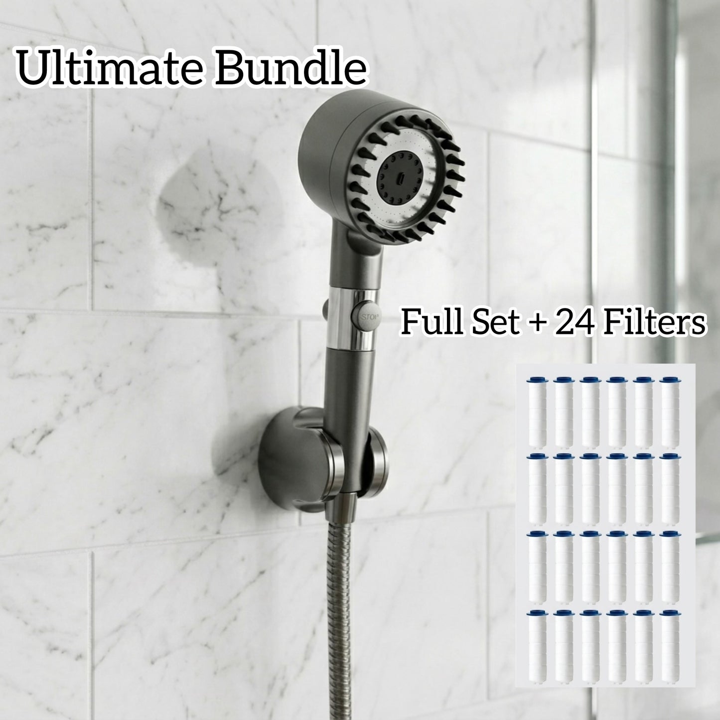 Ultimate Filtered Shower Head Set