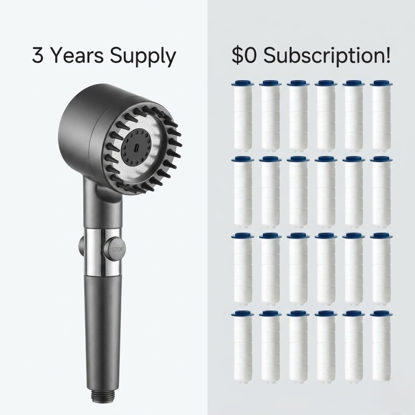 Ultimate Filtered Shower Head Set