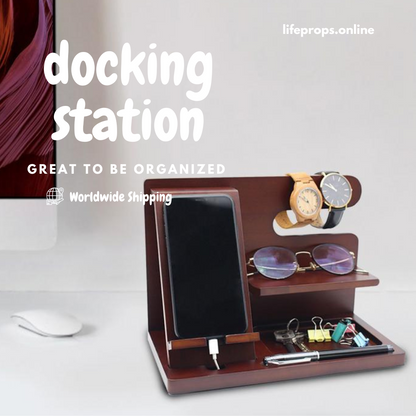 Wood Docking Station