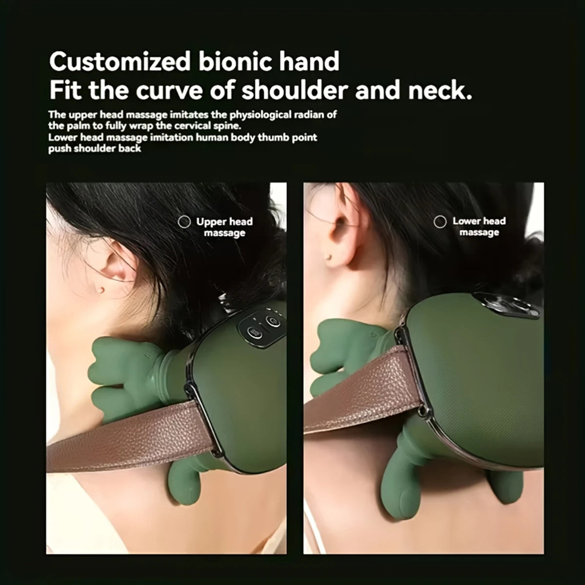 4D Bionic Trapezius & Neck Massager with Heat