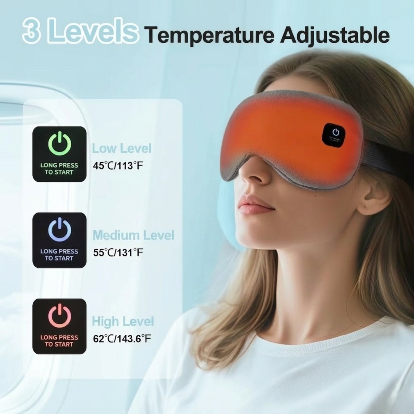 Wireless Heated Eye Mask