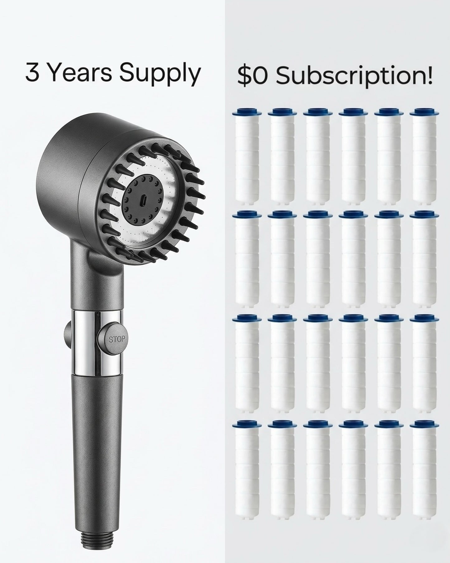 Ultimate Filtered Shower Head Set